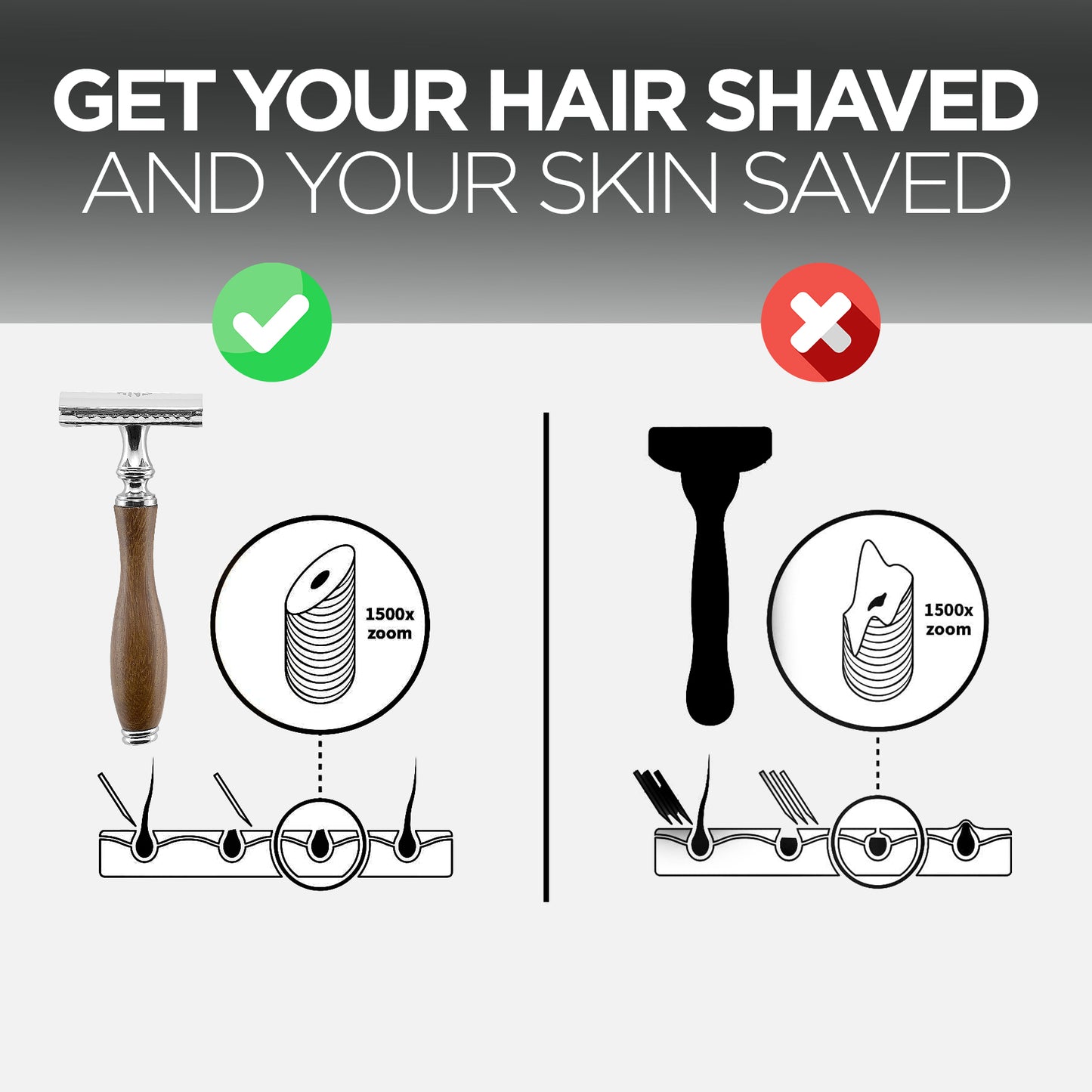 Nova – Wooden Double Edge Safety Razor