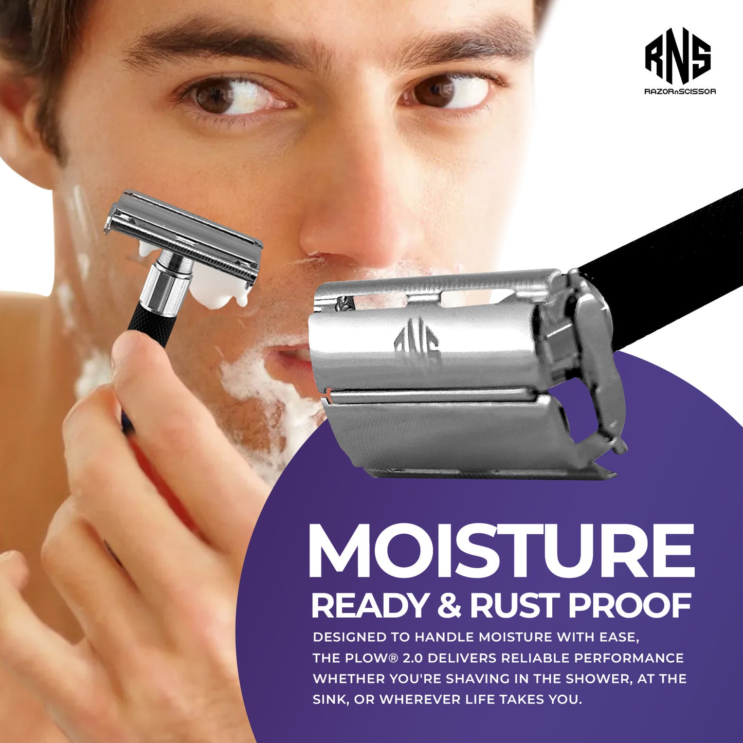 Black Butterfly Open Double Edge Safety Razor