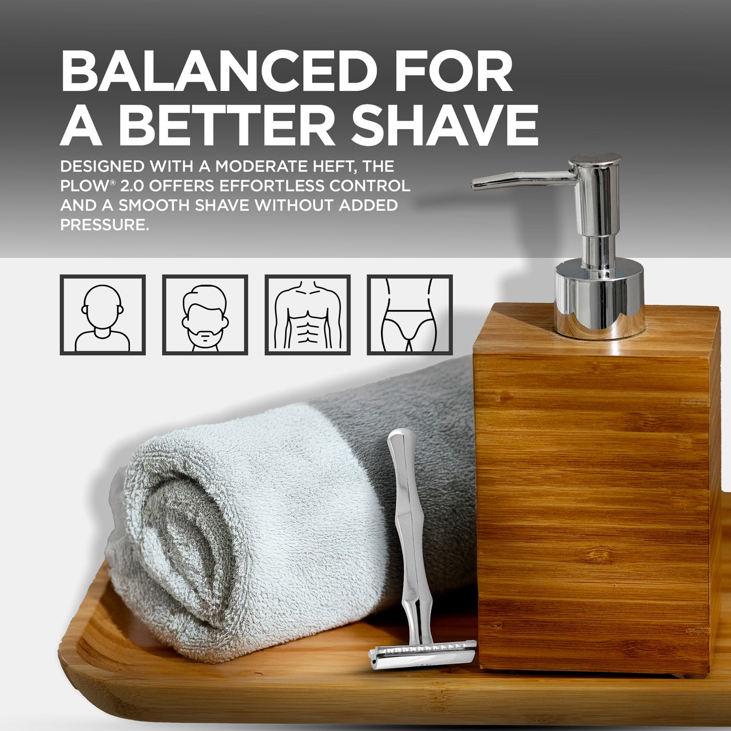 Diamond - Double Edge Safety Razor Premium Chrome Stainless Steel Shaving Razor