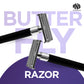 Black Butterfly Open Double Edge Safety Razor