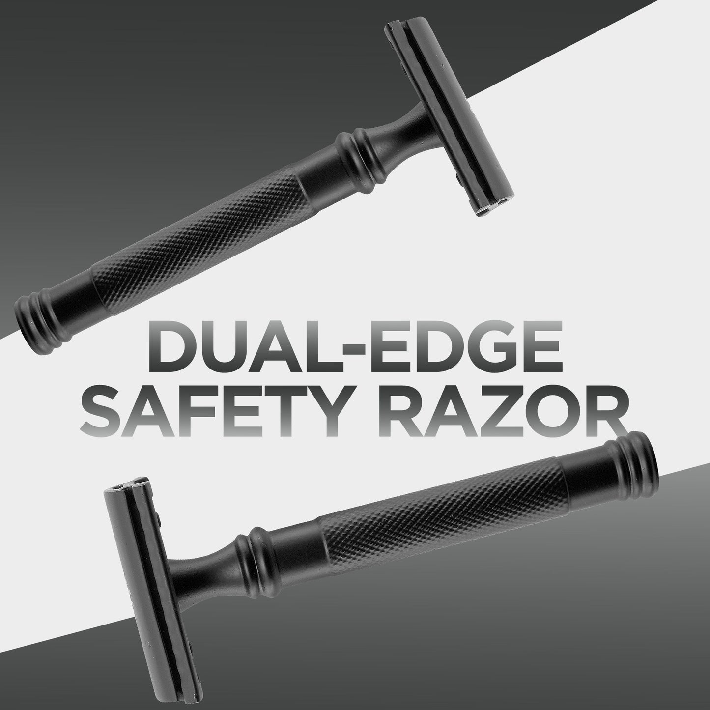 Titan - Matte Black Double Edge Safety Razor Stainless Steel