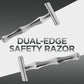 Diamond - Double Edge Safety Razor Premium Chrome Stainless Steel Shaving Razor