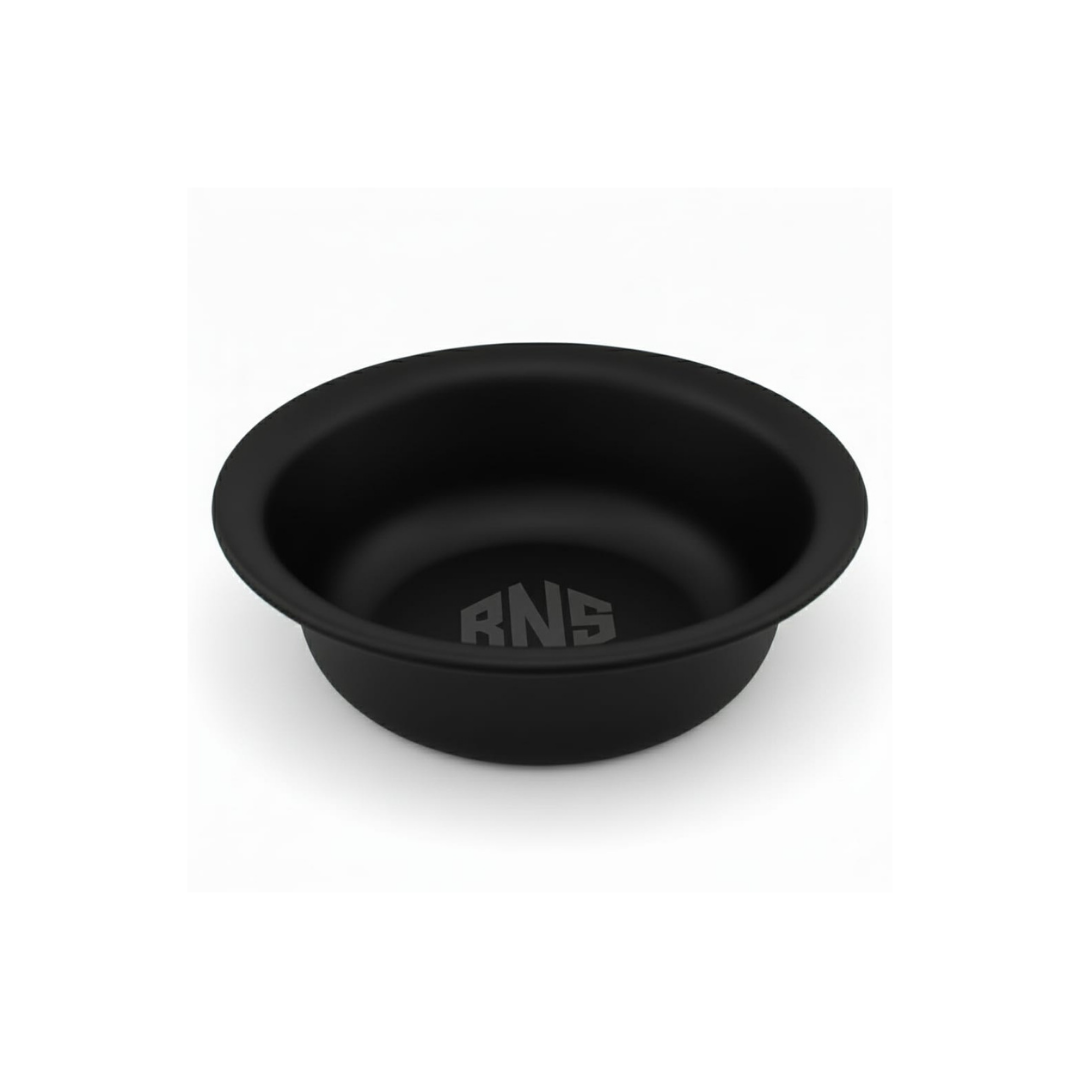 Matte Black Stainless Steel Shaving Bowl – Premium Lathering Bowl for Traditional Wet Shaving
