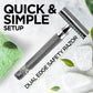 Classic - Chrome Double Edge Safety Razor with Textured Knurled Handle