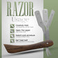 Handcrafted Knife-Handle Wooden Straight Edge Razor – Durable & Elegant