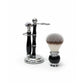Elite Black Double Edge Safety Razor Shaving Set – Brush, Stand & Razor
