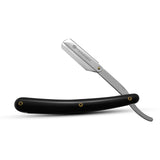 Straight Cut Throat Razor with Glossy Plastic Handle – Durable Barber Shaving Razor