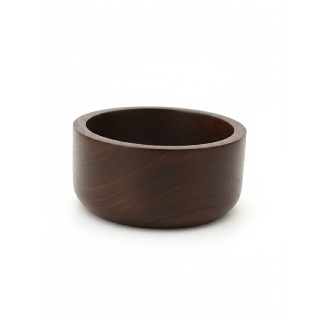 Classic Wooden Shaving Bowl – Handcrafted by Razor n Scissor