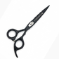 6.5” Chrome Black Dagger Shape | Offset Adjustable Hairdressing Scissors for Precision Styling