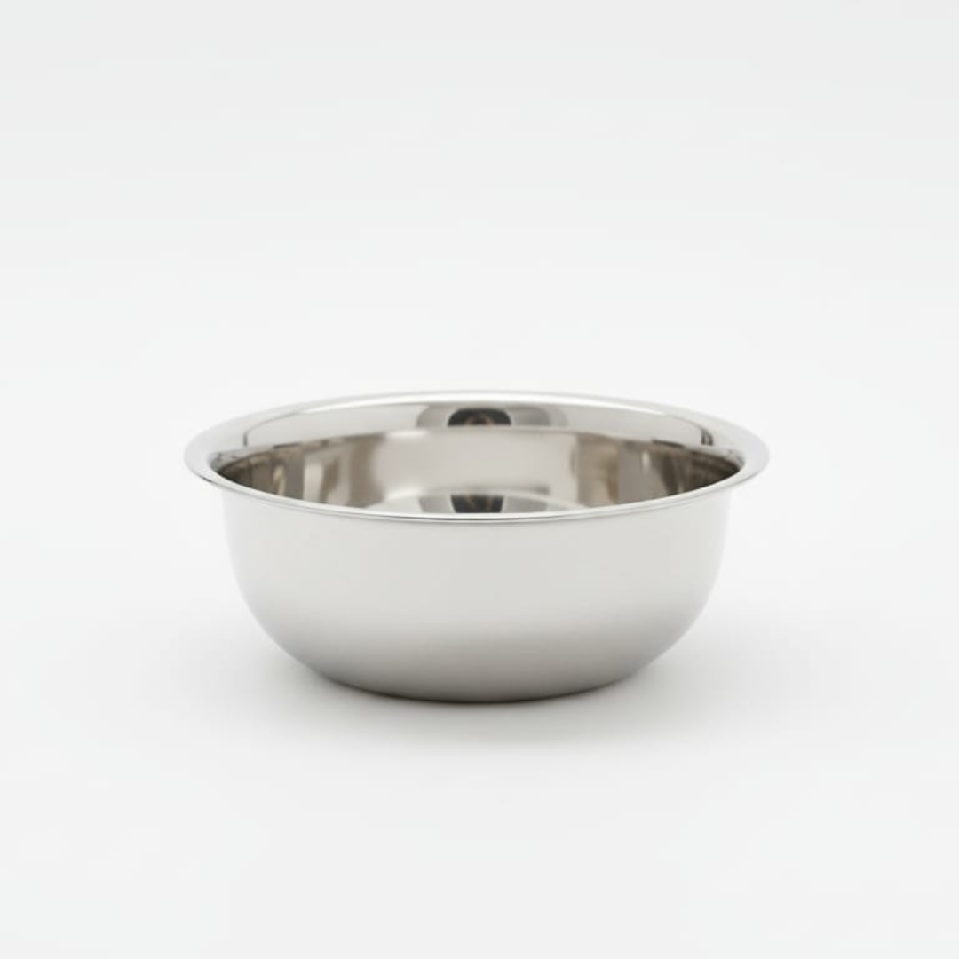 RnS Mirror-Finish Stainless Steel Shaving Soap Bowl – Rust Resistant