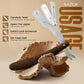 Classic Rounded Wooden Handle Straight Cut Throat Razor for Professional Shaving