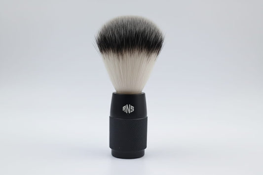 Titan - Black Shaving Brush with Textured Grip & Ultra-Soft Bristles