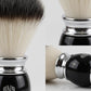 Alpha – Luxury Shaving Brush with Chrome Black Handle & Soft Bristles