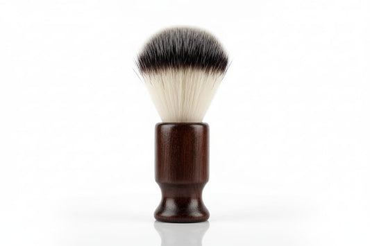 Premium Wooden Handle Shaving Brush With Soft Synthetic Bristles