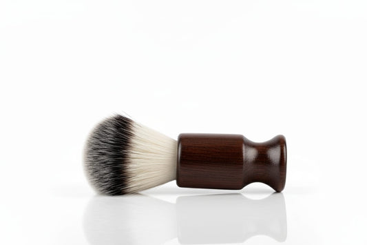 Premium Wooden Handle Shaving Brush With Soft Synthetic Bristles