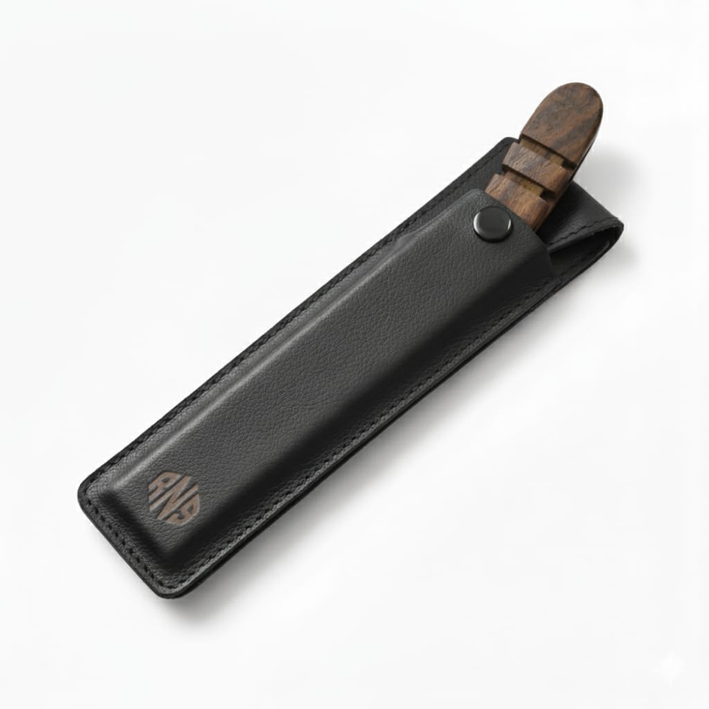 Premium Black Travel Cut Throat Razor Pouch