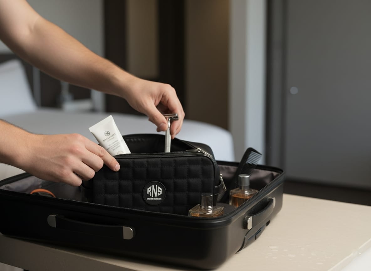 Premium Compact Toiletry Bag For Travel & Daily Use.