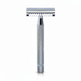 Open Comb Chrome Safety Razor For Long Hair | DE Shaving Razor
