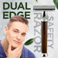 Wooden Pencil Handle DE Safety Razor – Classic Natural Wood Shaving Razor