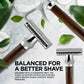 Wooden Pencil Handle DE Safety Razor – Classic Natural Wood Shaving Razor