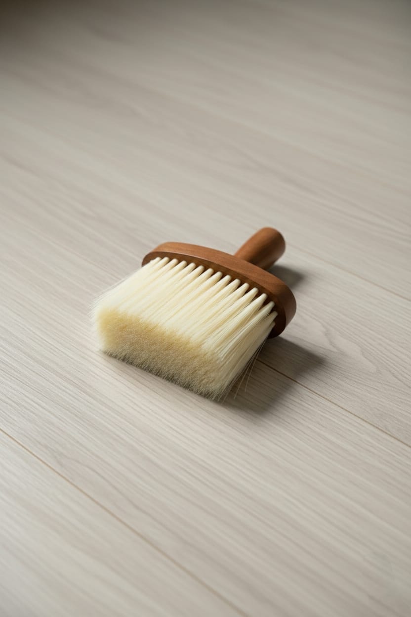 RnS Premium Neck Duster Brush – Soft Bristles & Wooden Handle