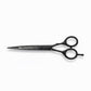 5.5” Chrome Black | Beard & Mustache Scissors – Fixed Screw Grooming Tool