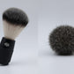 Titan - Black Shaving Brush with Textured Grip & Ultra-Soft Bristles