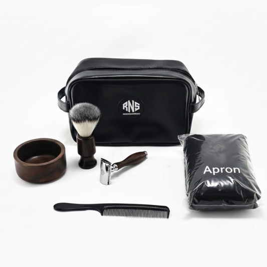 Wooden Edition | Complete Deluxe Travel Shaving Kit