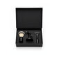 Raven Matte Black Shaving Set – Double Edge Razor & Brush with Stand