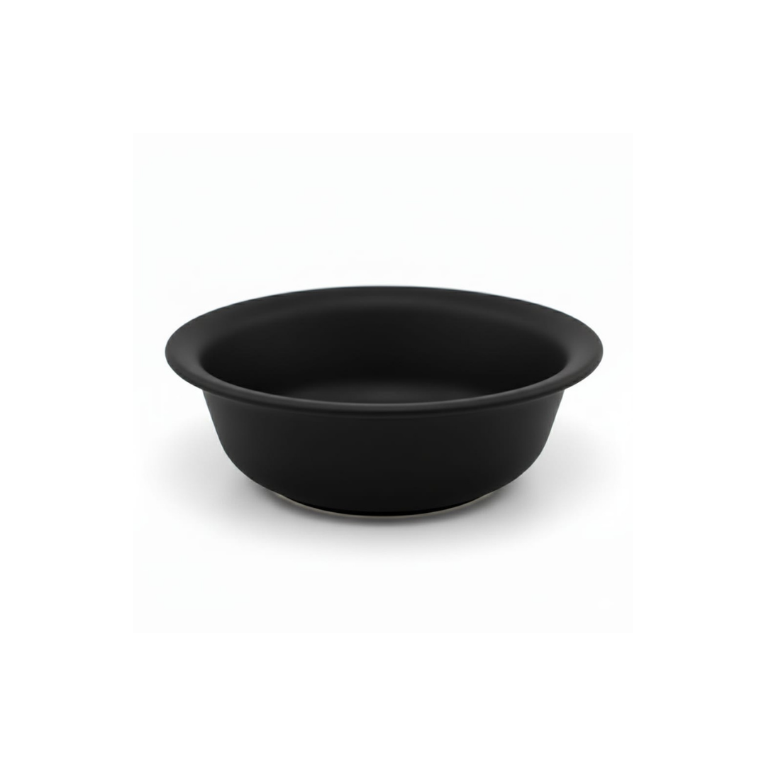 Matte Black Stainless Steel Shaving Bowl – Premium Lathering Bowl for Traditional Wet Shaving